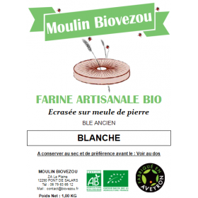 Farine Blanche de Blé Bio 1 Kg