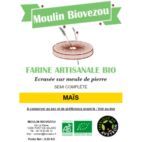 Farine de Maïs Bio 0.5 Kg